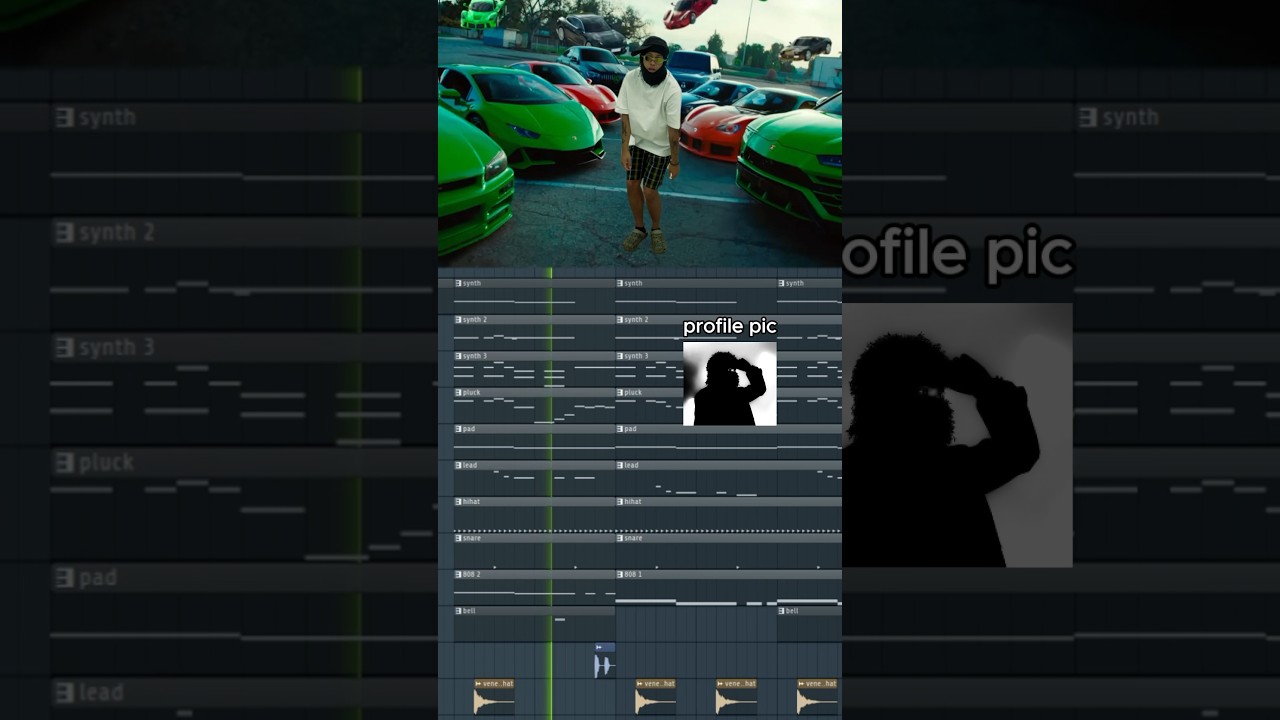 making beats based on your profile picture part 8 #yeat #flstudio