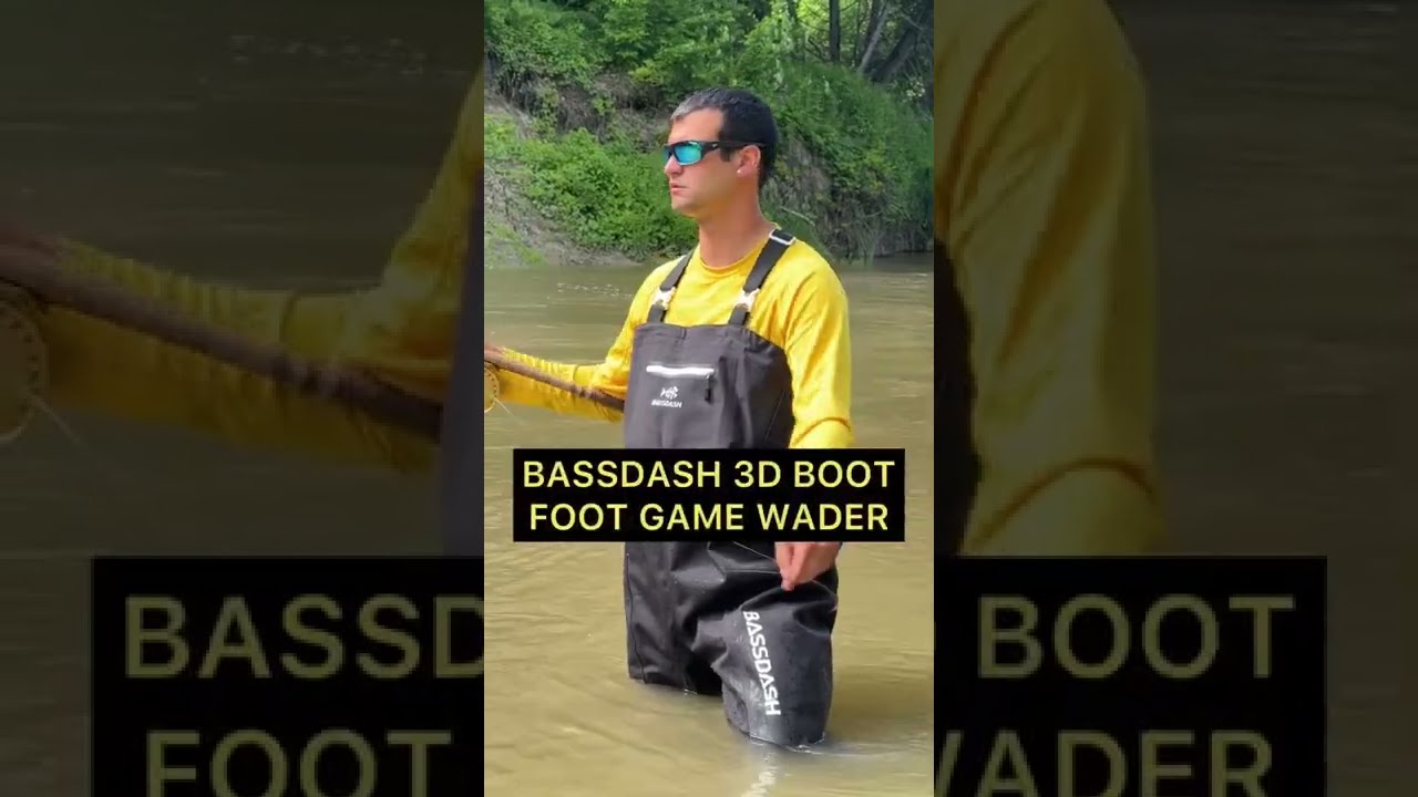 BASSDASH 3D BOOT FOOT GAME WADER