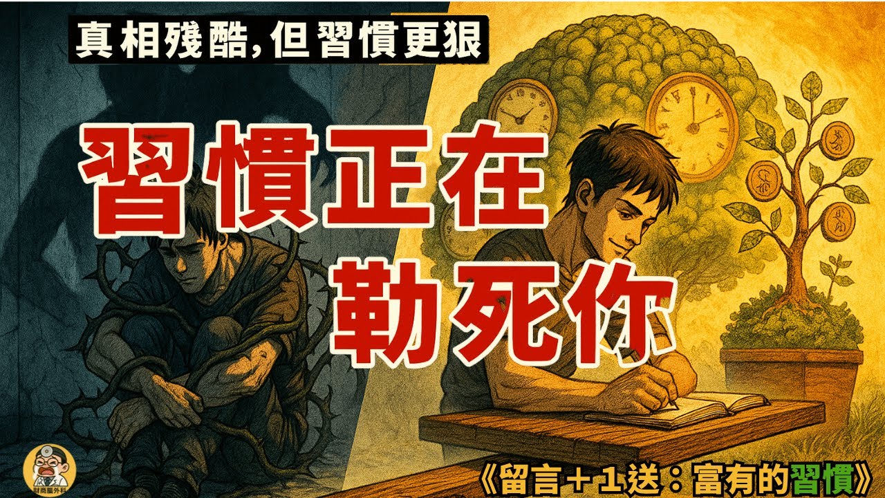 《富有的習慣》最該講的一句話：窮人不是不努力，是習慣在默默自殺｜財商腦外科｜反人性 × 逆思維