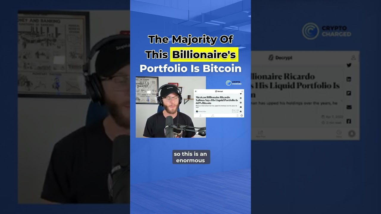 Ricardo Salinas, A Mexican Billionaire, Is A Big Bitcoin Investor #Shorts