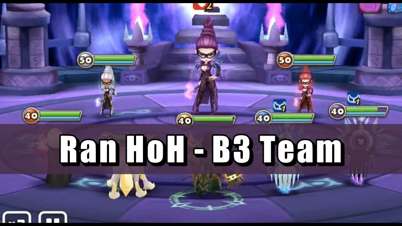 SeanB Summoners War - Ran HoH B3 Team