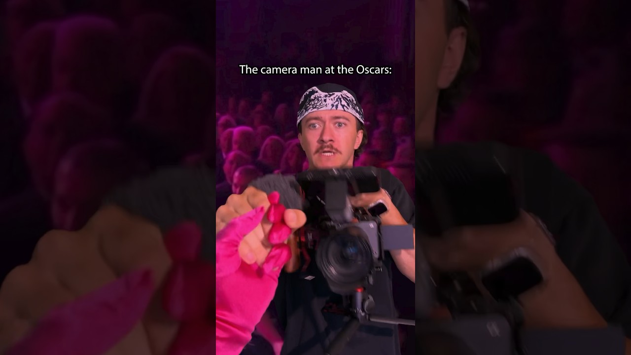I&rsquo;m just Ken Cameraman at the Oscars #oscars #imjustken #barbie