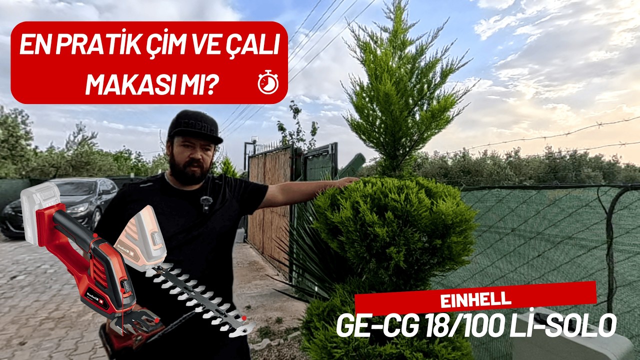 Bu Makas Çit Budama İşlerini Kolaylaştırıyor! Einhell GE-CG 18/100 Li İncelemesi