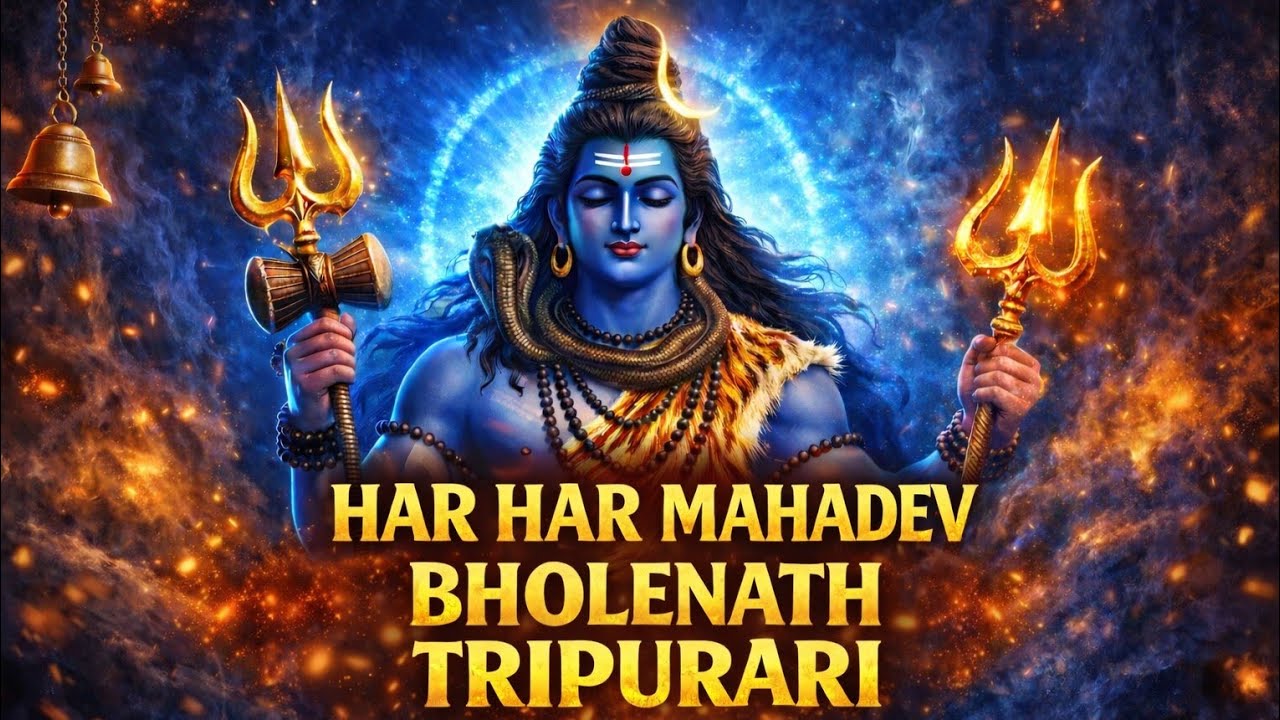 Powerful Shiv Bhajan 2026 🔱 Bhole Nath Shiv Shankar Tripurari | Har Har Mahadev | Mahadev Song