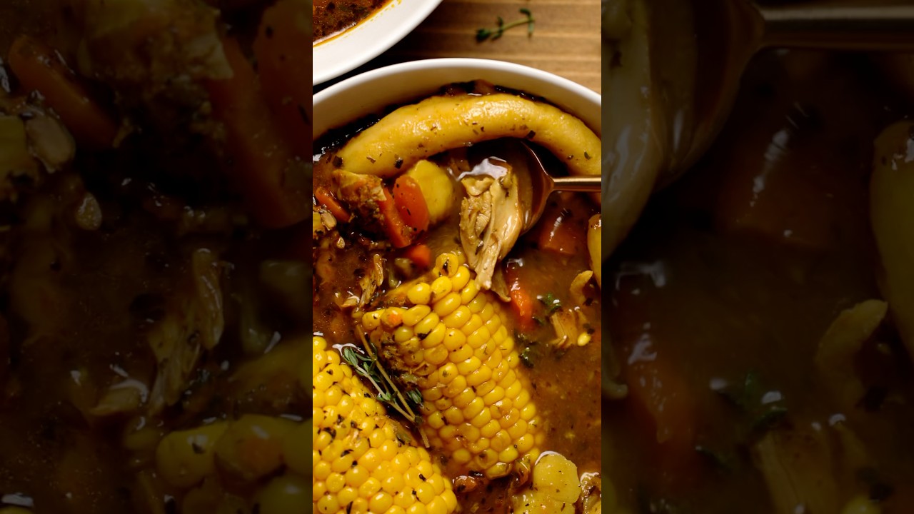 Nourishing Jamaican Chicken Soup on a Saturday. 😮&zwj;💨🔥 #soup #jamaicanfood #food