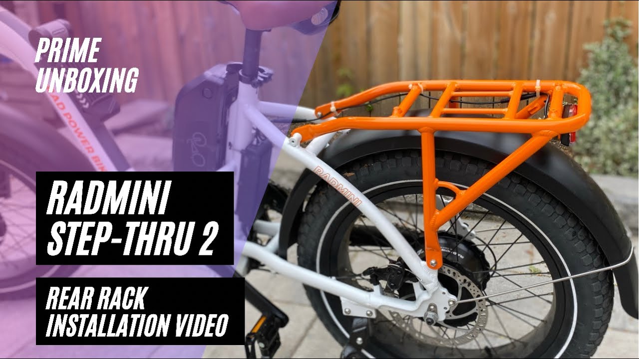 RadMini Step-Thru 2 Rear Rack Installation Video