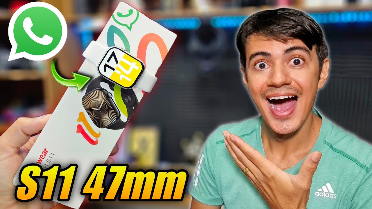 Novo Smartwatch S11 47mm | Vale a pena? Review completo - Responde whatsapp 