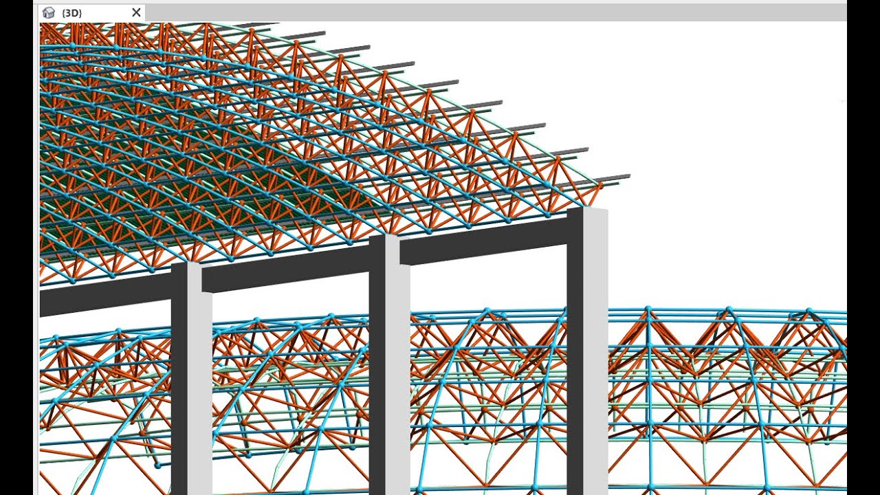 Revit tạo dàn phẳng và dàn không gian