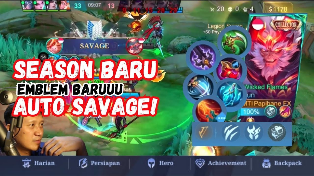 SEASON BARU BUANG THUNDERBELT NERF GANTI EMBLEM AUTO 2 x SAVAGE BOZ BY TOP GLOBAL 1 SUN