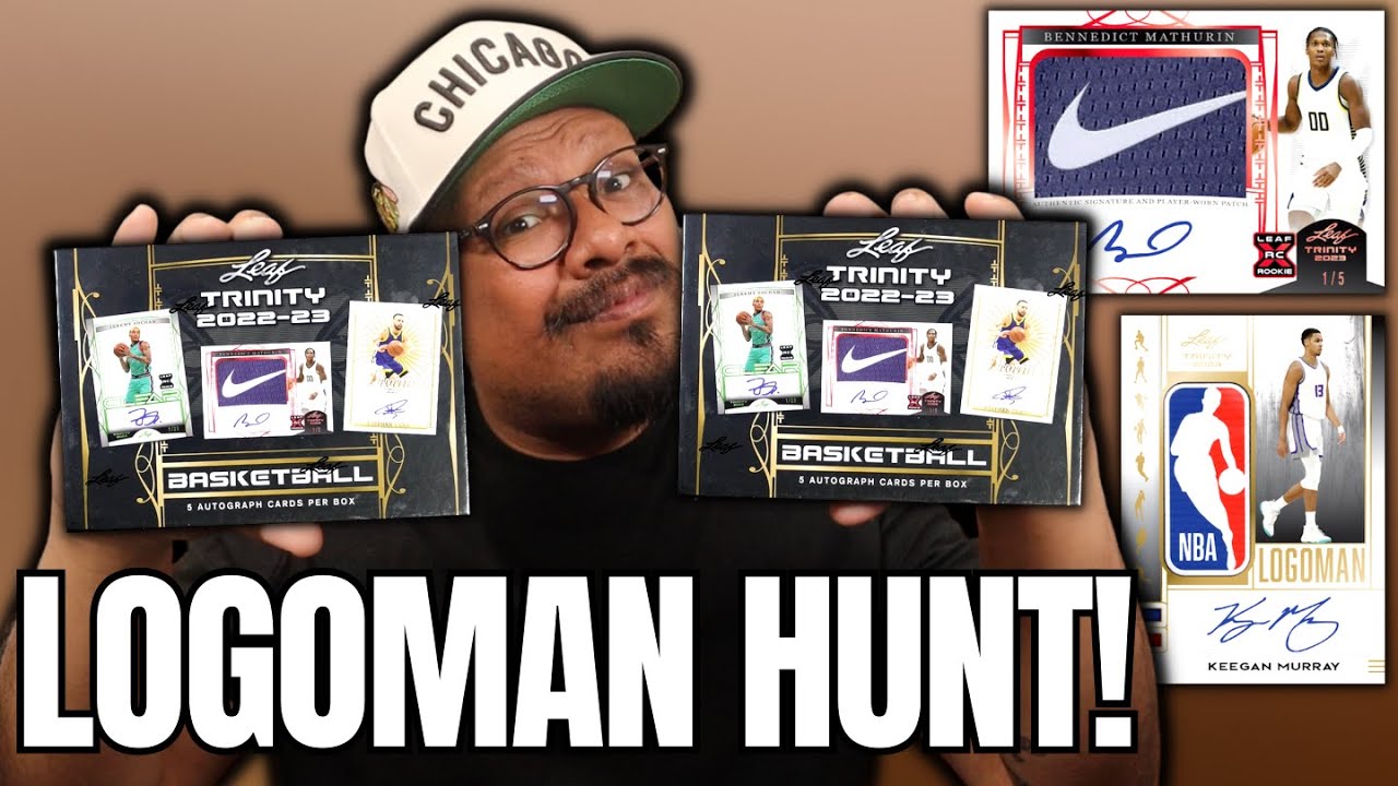 LOGOMAN HUNT! Opening Up Some 2022/23 Leaf Trinity Basketball Hobby Boxes! DID NOT DISAPOINT!