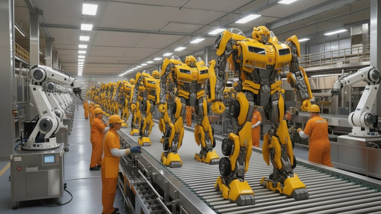 How Bumblebee Transformers Toys Are Made | Inside a Mega Factory