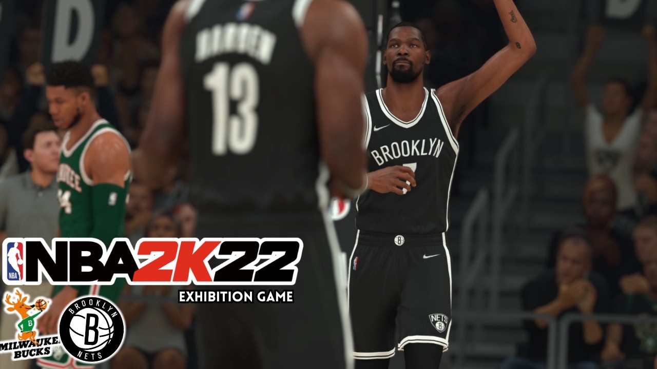 NBA 2K22 Gameplay - Brooklyn Nets vs Milwaukee Bucks (Xbox Series X) 4K