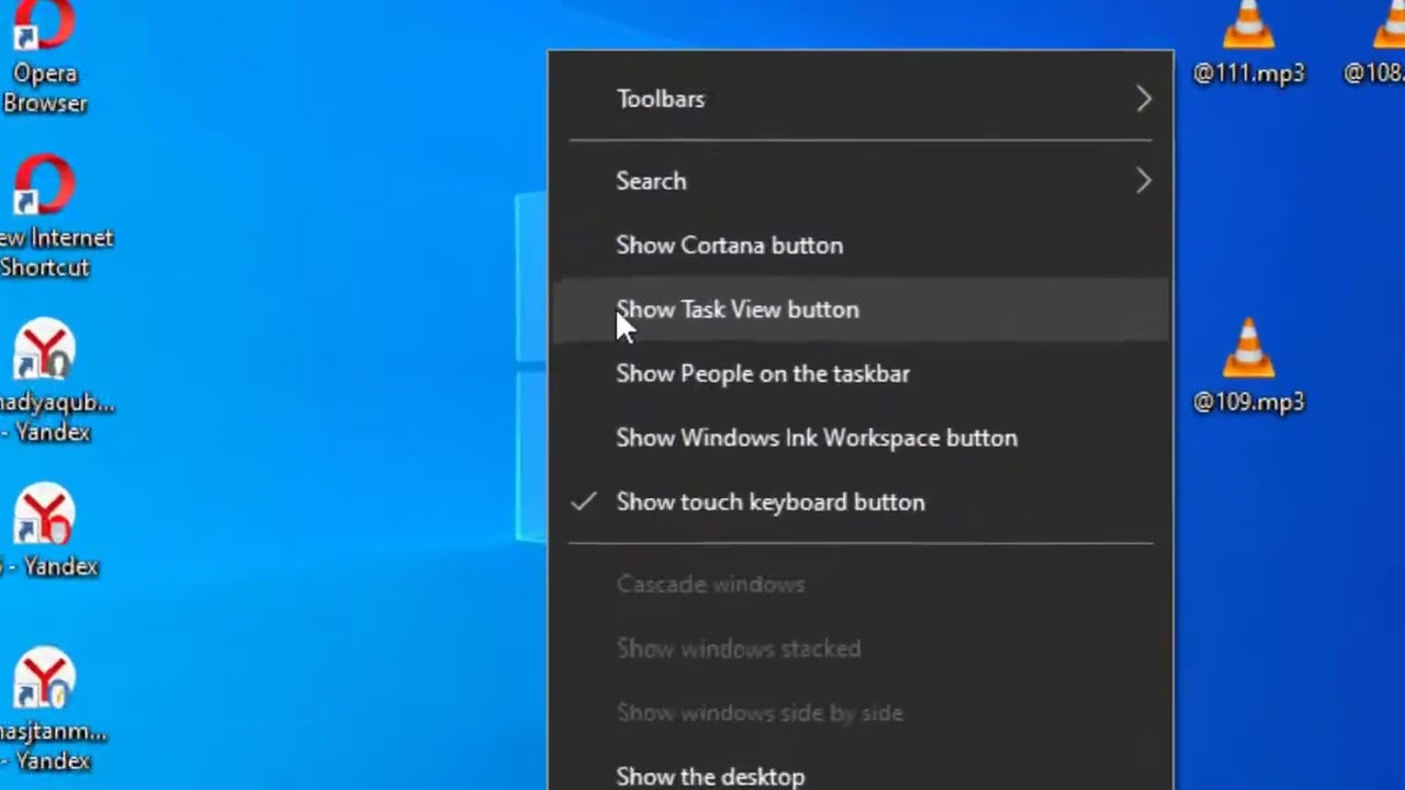 How to Hide or Show the Task View Button in Windows 10/11