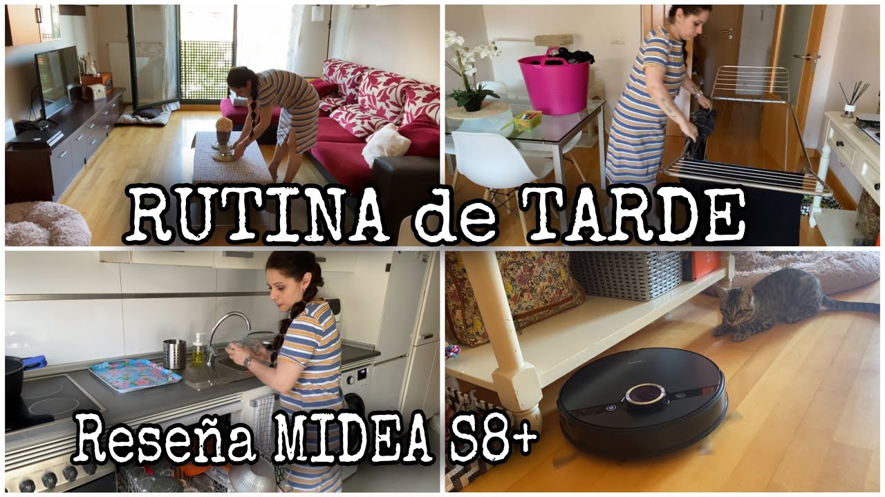 🧼RUTINA LIMPIEZA DE TARDE🧼 // Reseña MIDEA S8+ // Limpia Conmigo