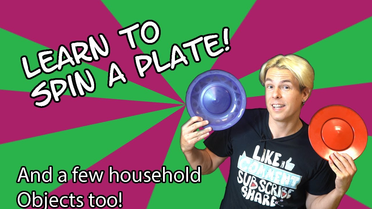 Learn to spin a plate! Beginner plate spinning tutorial.