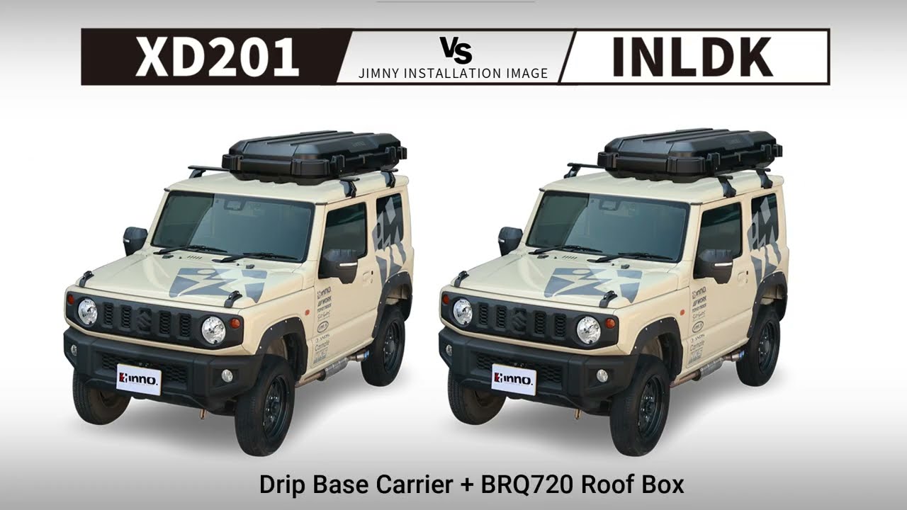 INNOルーフキャリア比較_for JIMNY　｜　INNOVATION IN CAR LIFE