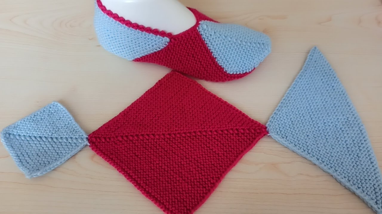 BALIK MODEL PATİK YAPILIŞI/patik modelleri /Fabulous slippers with knitting needles