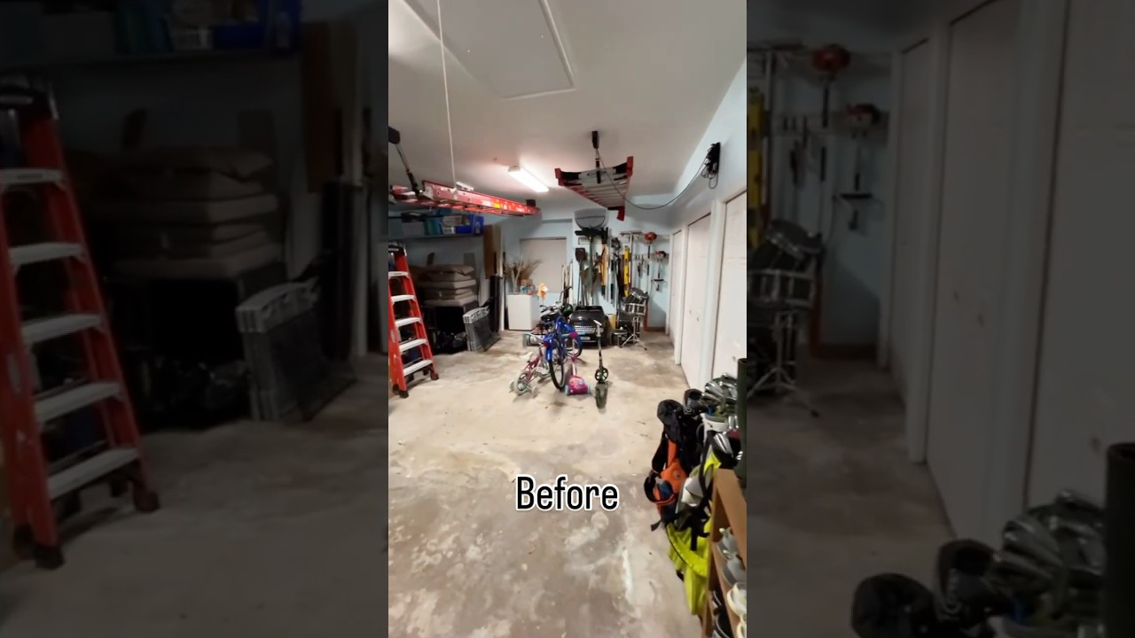 Before & After Garage Transformation | 2025 by Garage Makeover Guys #renovation