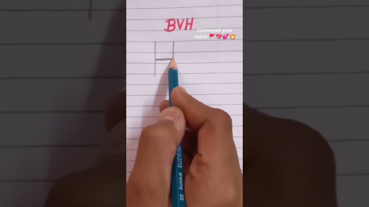 BVH name logo 💥 comment your name 💖|#logo |#shortsfeed |#viral |#shorts