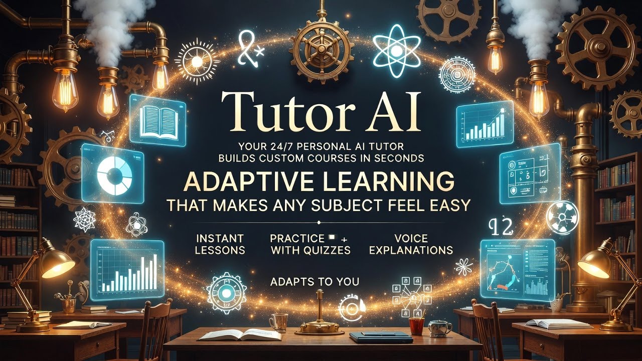Tutor AI: Your 24/7 Personal AI Tutor That Builds Custom Courses in Seconds
