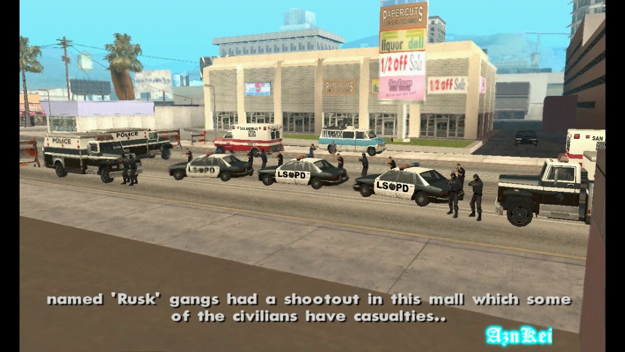 GTA San Andreas DYOM: [GOTH] The Police Business (part4) (720p)