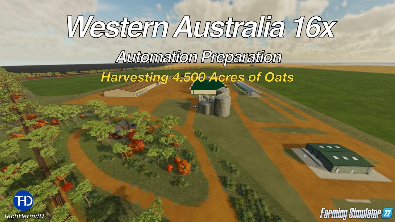 Massive Oat Harvest Prep : Western Australia 16x : Farming Simulator 22