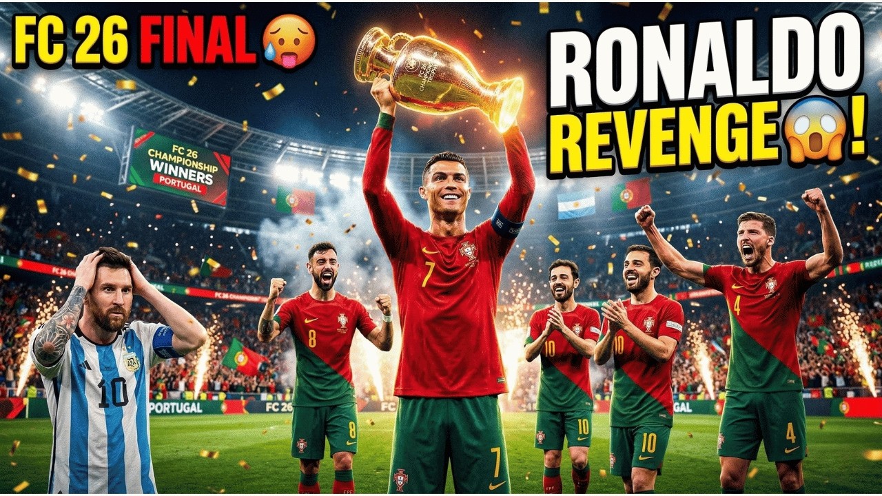 Ronaldo takes revenge by winning FC 2026 final