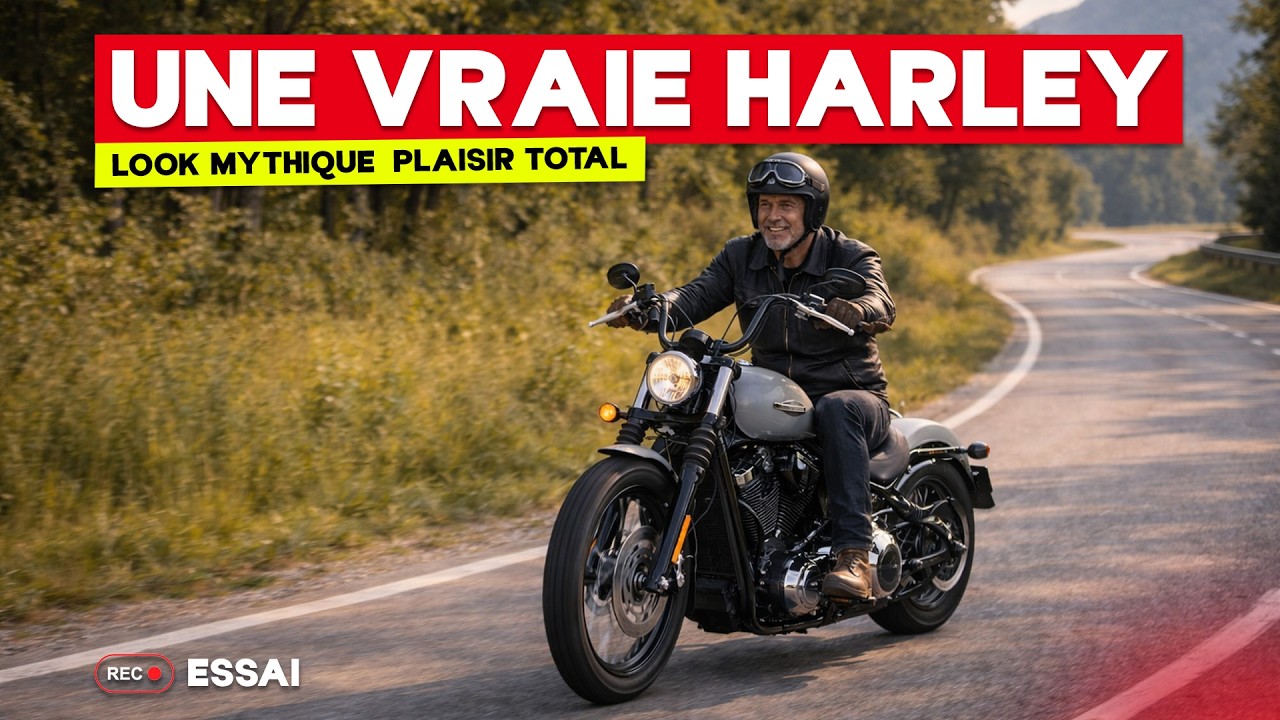 Simplicité, Look Vintage et Couple de Tracteur : La HARLEY STREET BOB 2025 Envoie du Lourd ! TEST