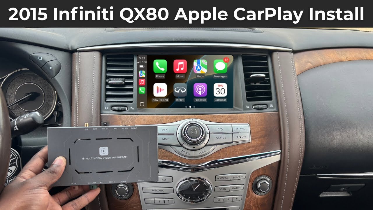 2013-2020 Infiniti QX80 How to install Apple CarPlay