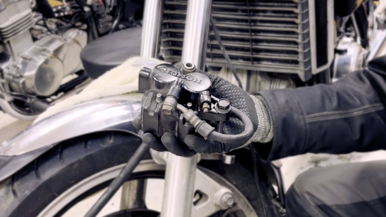 Brake Caliper Rebuild on My 1982 Honda VF750S