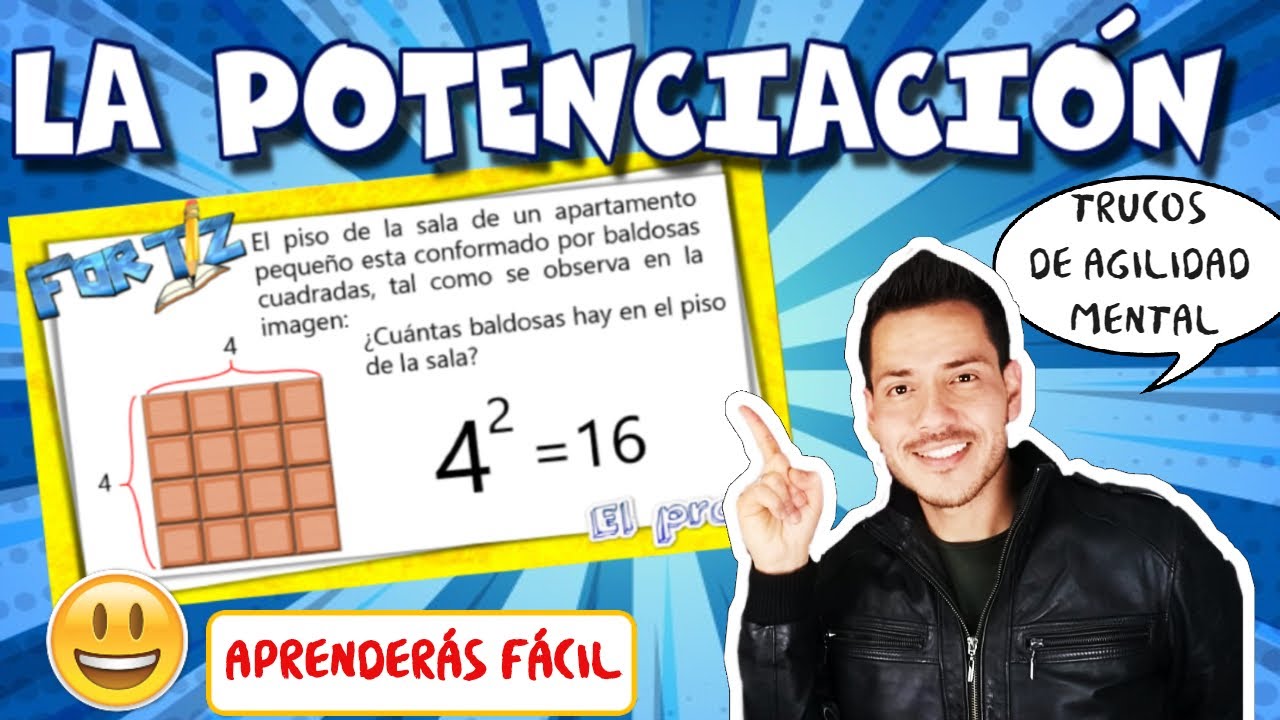 ¿Qué es LA POTENCIACIÓN? para PRIMARIA |Explicación Súper Fácil😃😀
