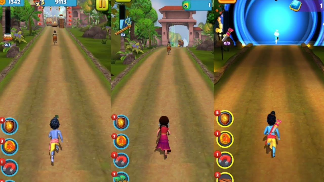 Little Krishna 🆚 Little Radha 🆚 Little Ram New Gameplay🎮 #gaming #video #viral #2eg