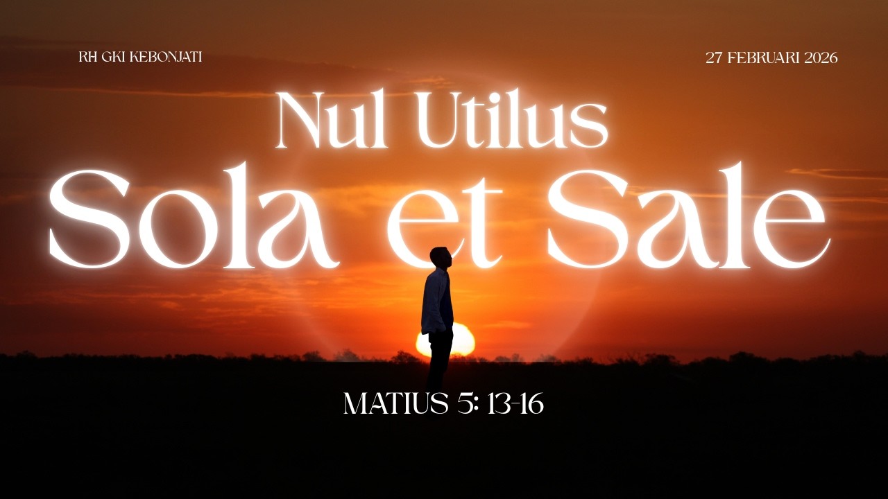 RH Bonti 27 Februari 2026 (Nul utilius sole et sale)
