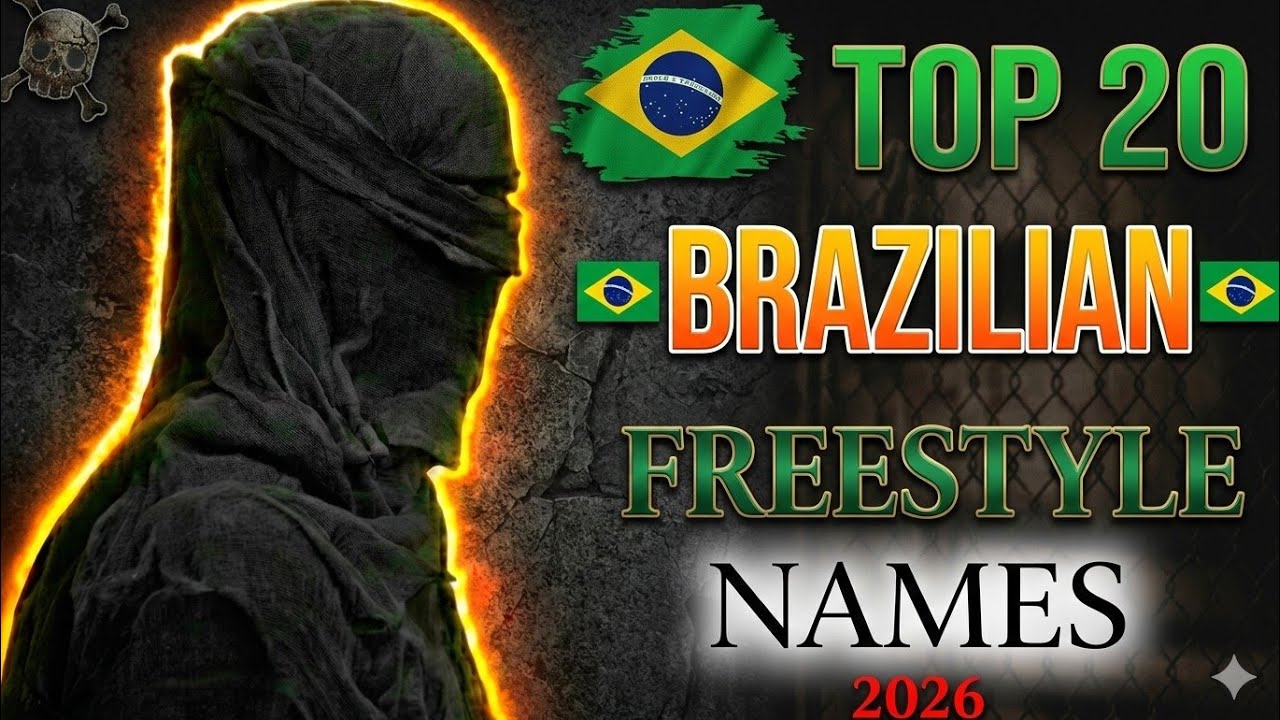 TOP 20 ☠️ FREESTYLE NAMES IN FREE |🇧🇷 BEST NAME IN FREE FIRE🔥#freefire