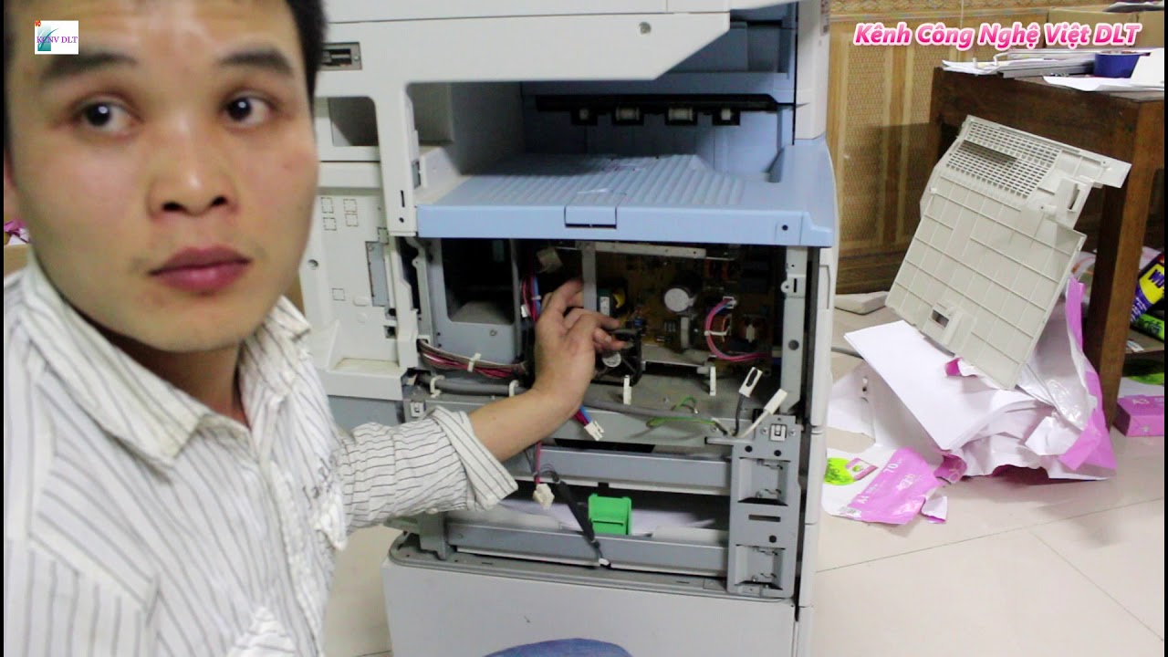 Chết Lỗi Main nguồn máy photo Ricoh đi ngay chục triệu How to repair Ricoh