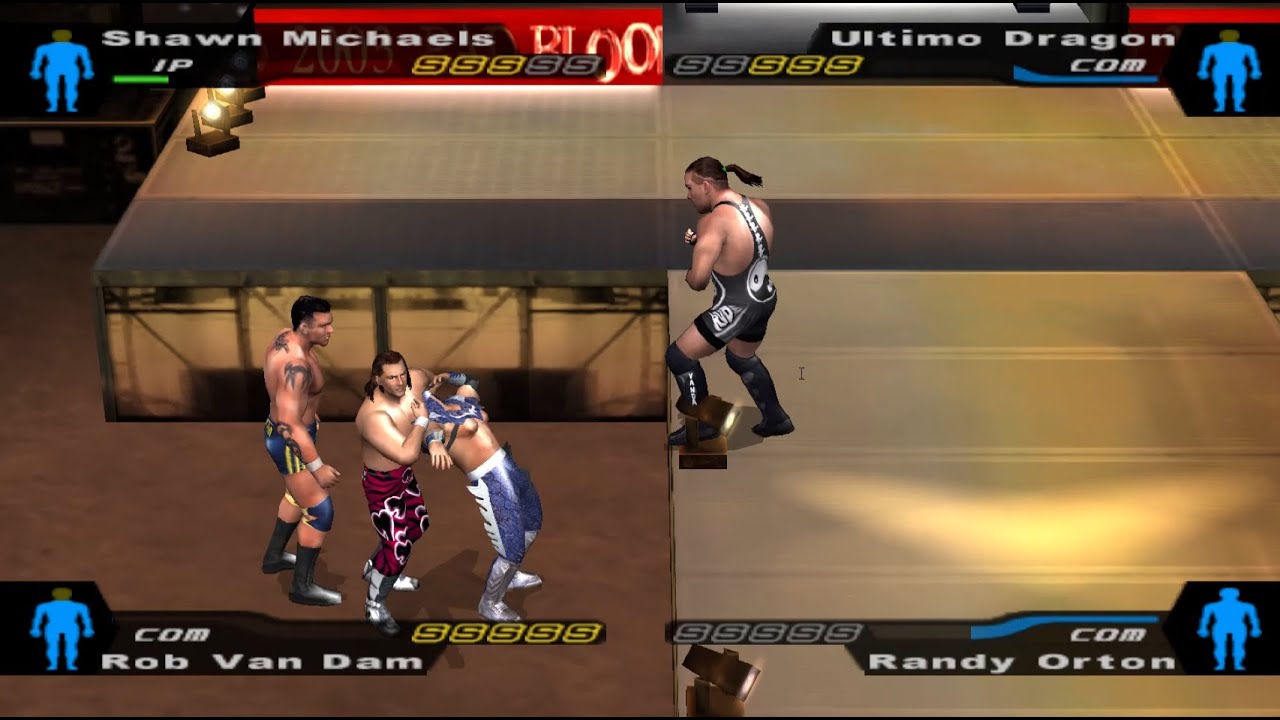 WWE SmackDown! Here Comes the Pain – Fatal 4-Way Match | Epic PS2 Wrestling Gameplay Action