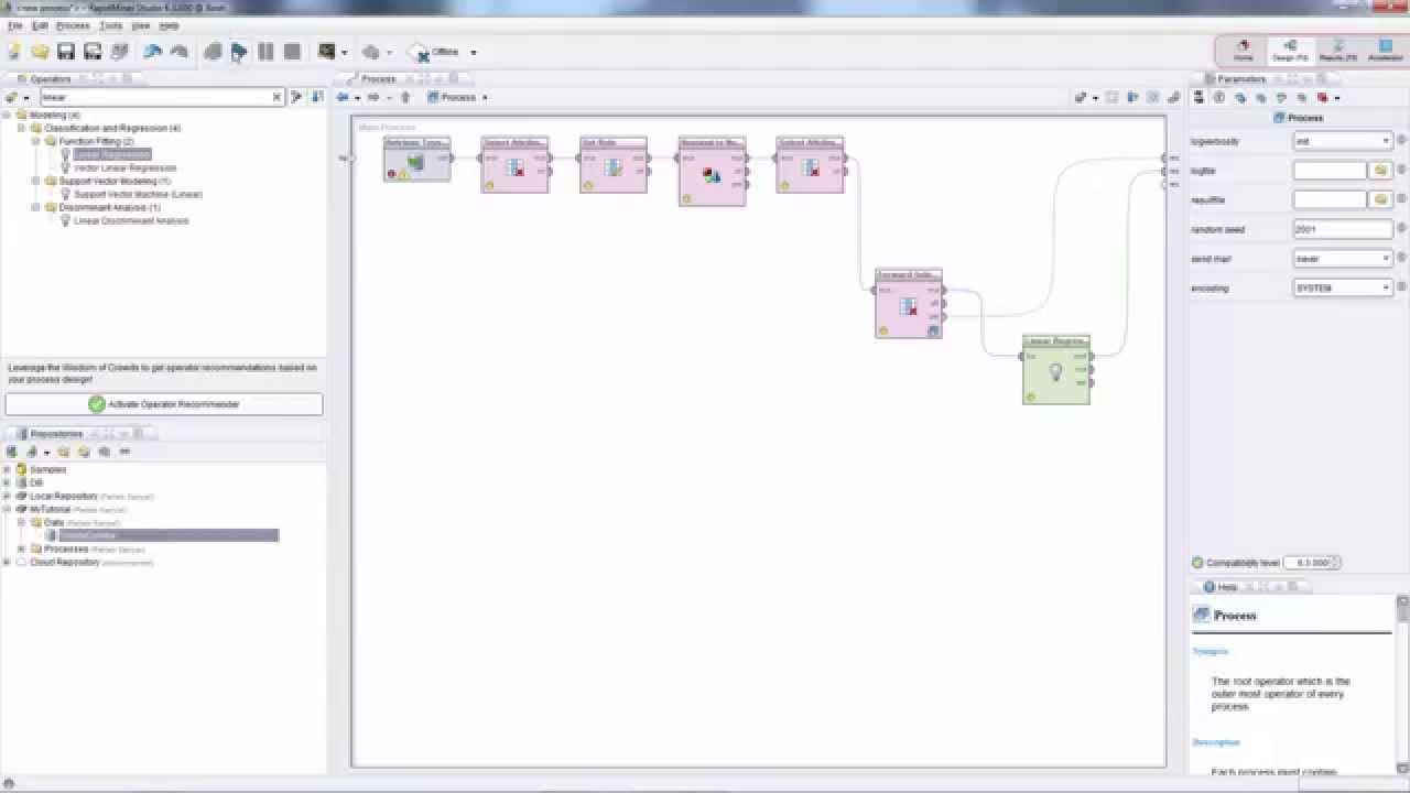 Оптимизация моделей линейной регрессии с помощью RapidMiner Studio
