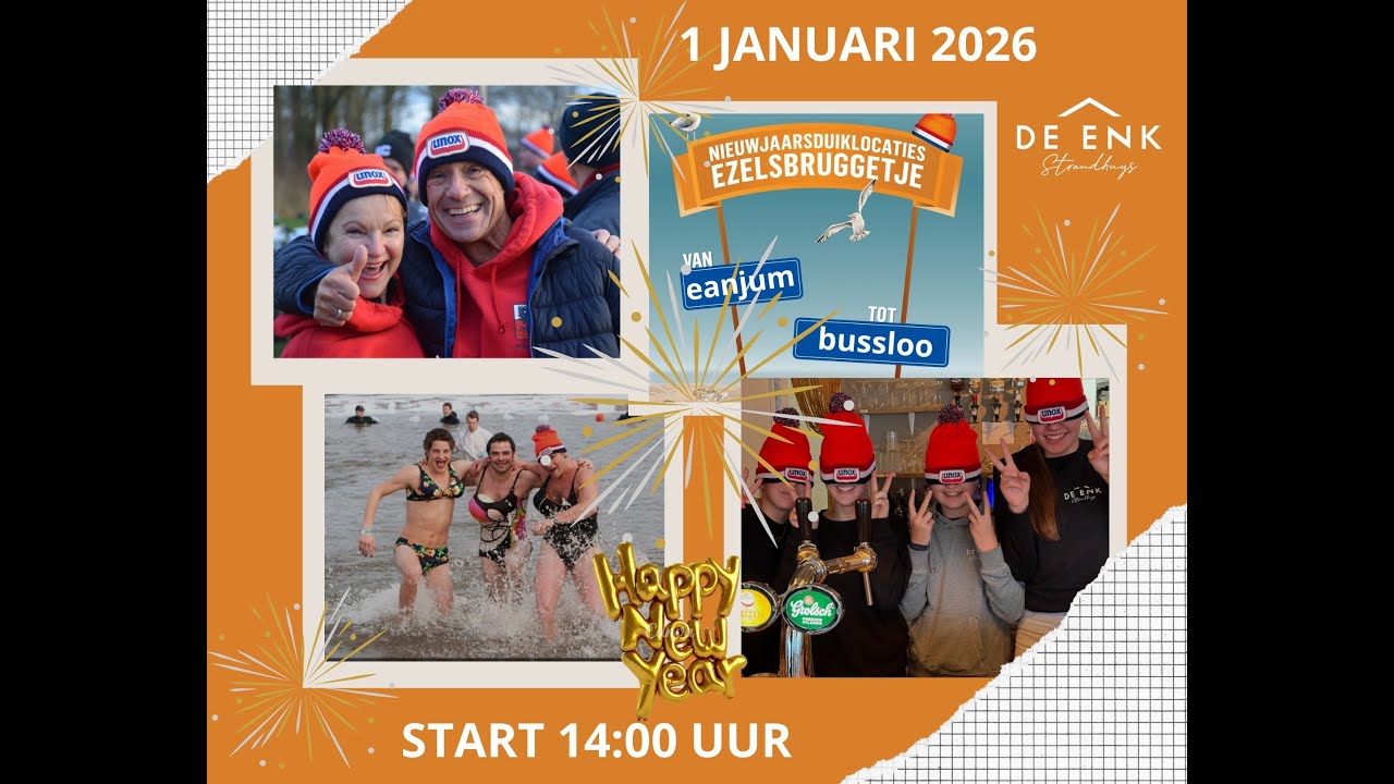 2026 Nieuwjaarsduik Bussloo - Strandhuys de Enk