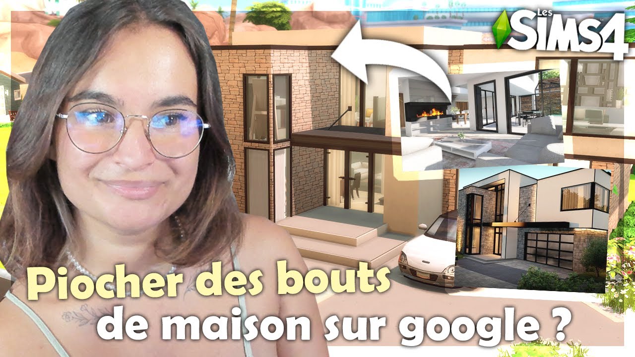 ☾ Je pioche des bouts de maison sur internet ? 🔍 | Challenge - Sims 4 ☽