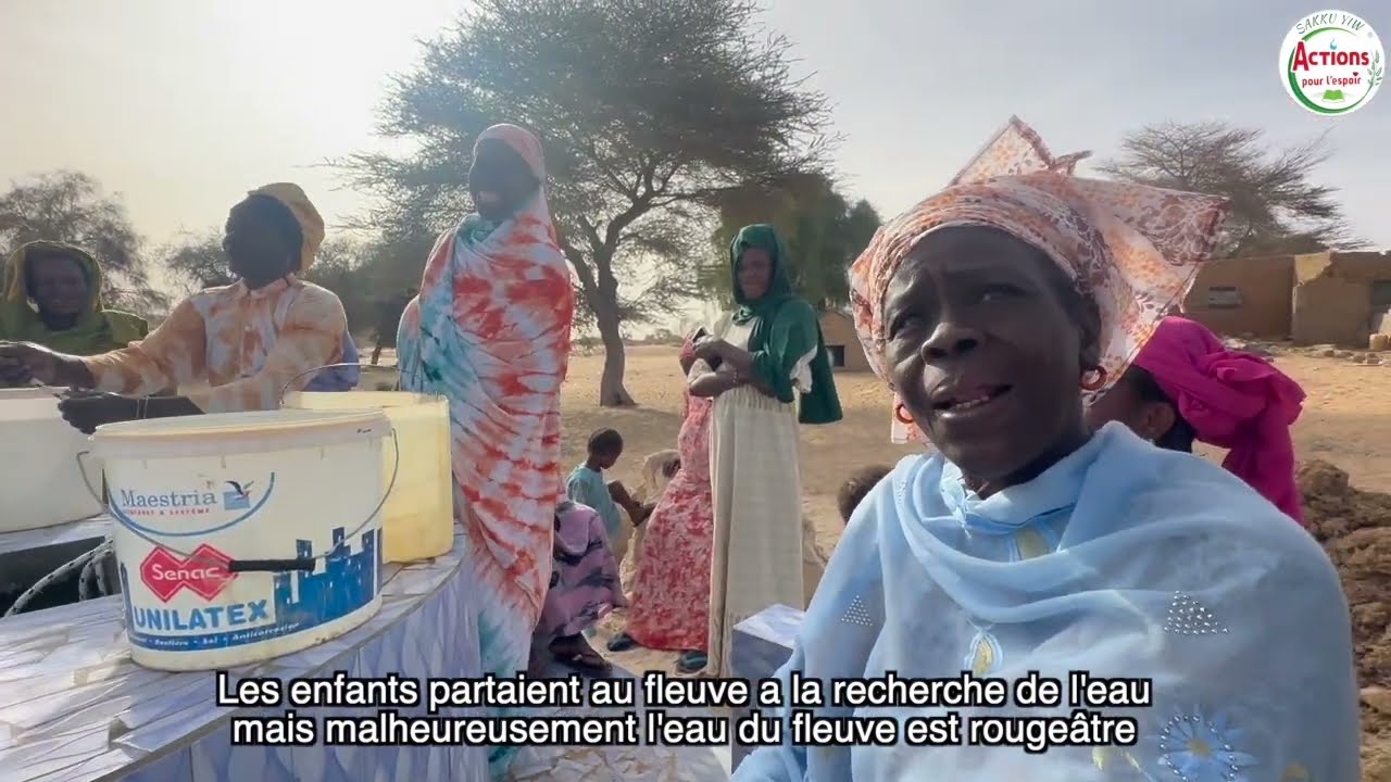 Inauguration du Puits AMINATA THIAM Fille de ROKHAYA NIANG