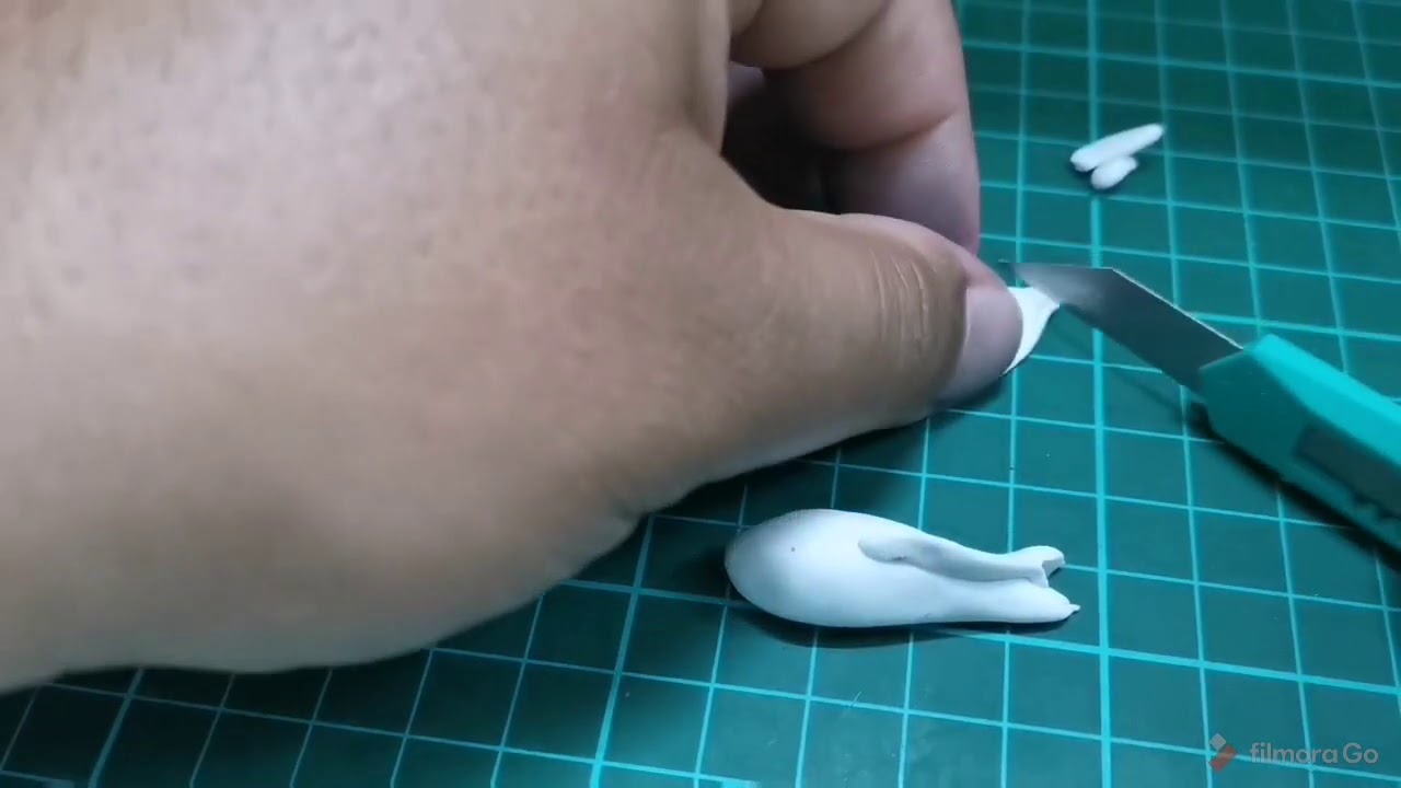 Modelling Koi fish from polymer clay