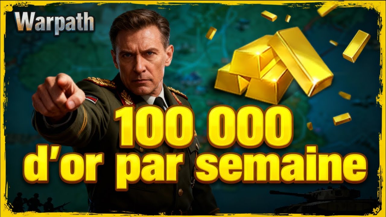 100 000 d'OR par semaine en F2P sur warpath !!!