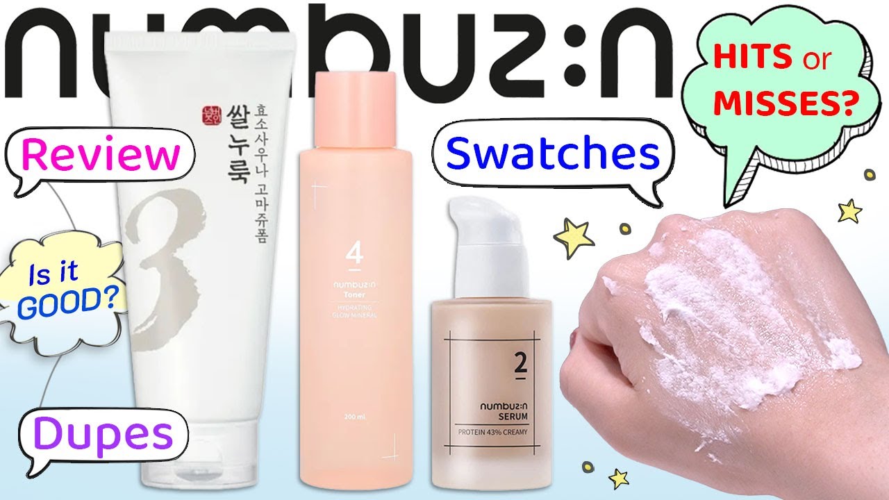 Numbuzin Skincare Review - Hits & Misses ✨ | Ranking, Dupes & Best Picks! | #kbeauty