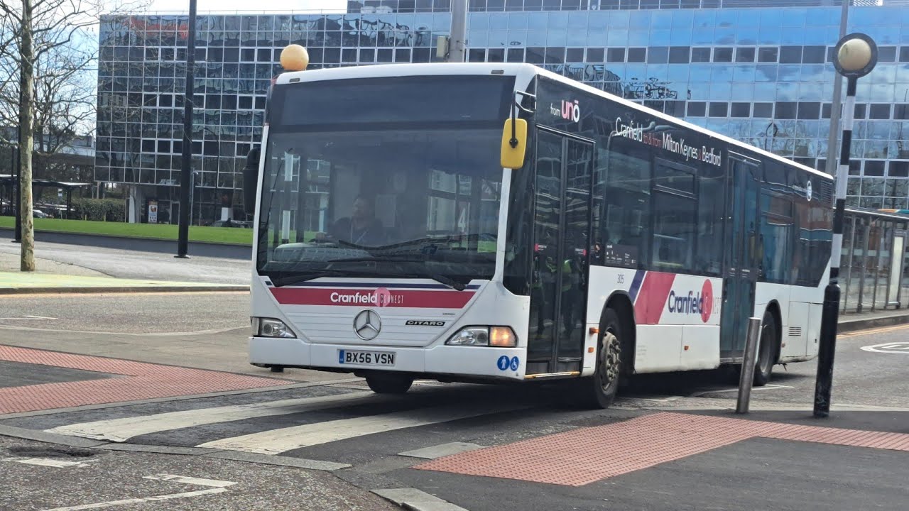 FLOORED/DIVERSION! | 305 BX56 VSN Cranfield Connect (Uno) Mercedes-Benz Citaro €4 | Route C1:Bedford