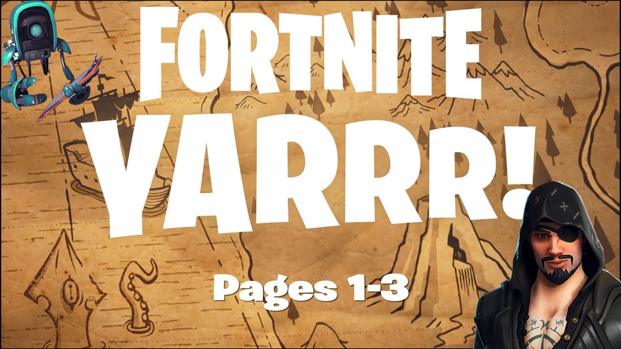 Fortnite | Yarrr! Pages 1-3 | Questline Dialogue