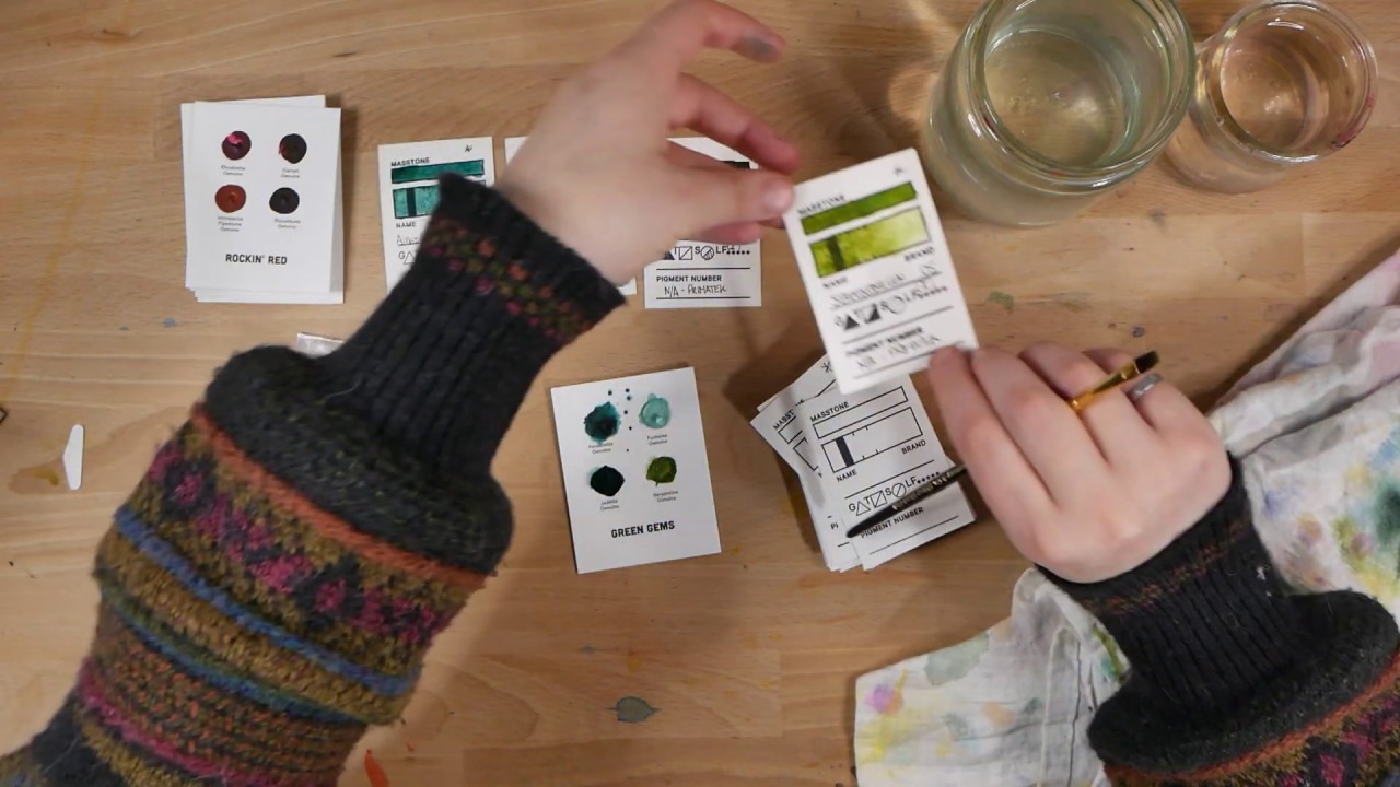 Primatek Swatchathon: тестирование ВСЕХ цветов Daniel Smith Primatek (в режиме реального времени)