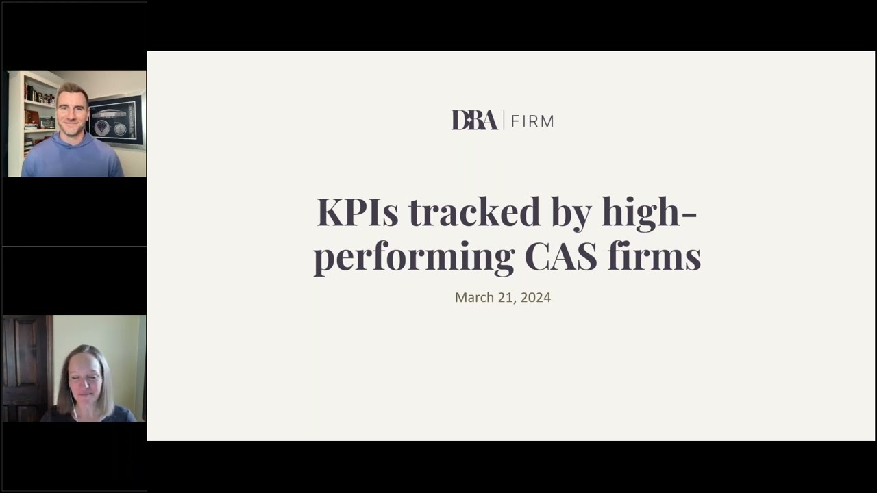 KPIs tracked by high-performing CAS firms