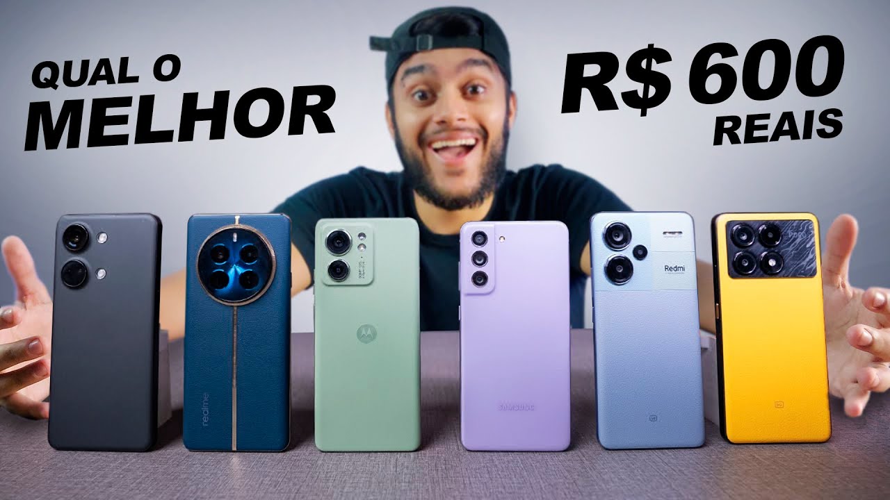 Melhores CELULARES até R$600 de CADA MARCA!