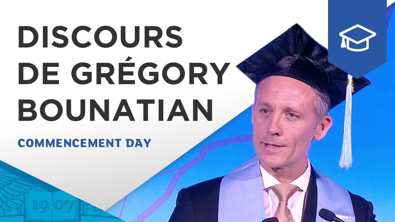 Discours de Grégory Bounatian, diplômé de l'ESSEC Executive Education | ESSEC Commencement Day 2017