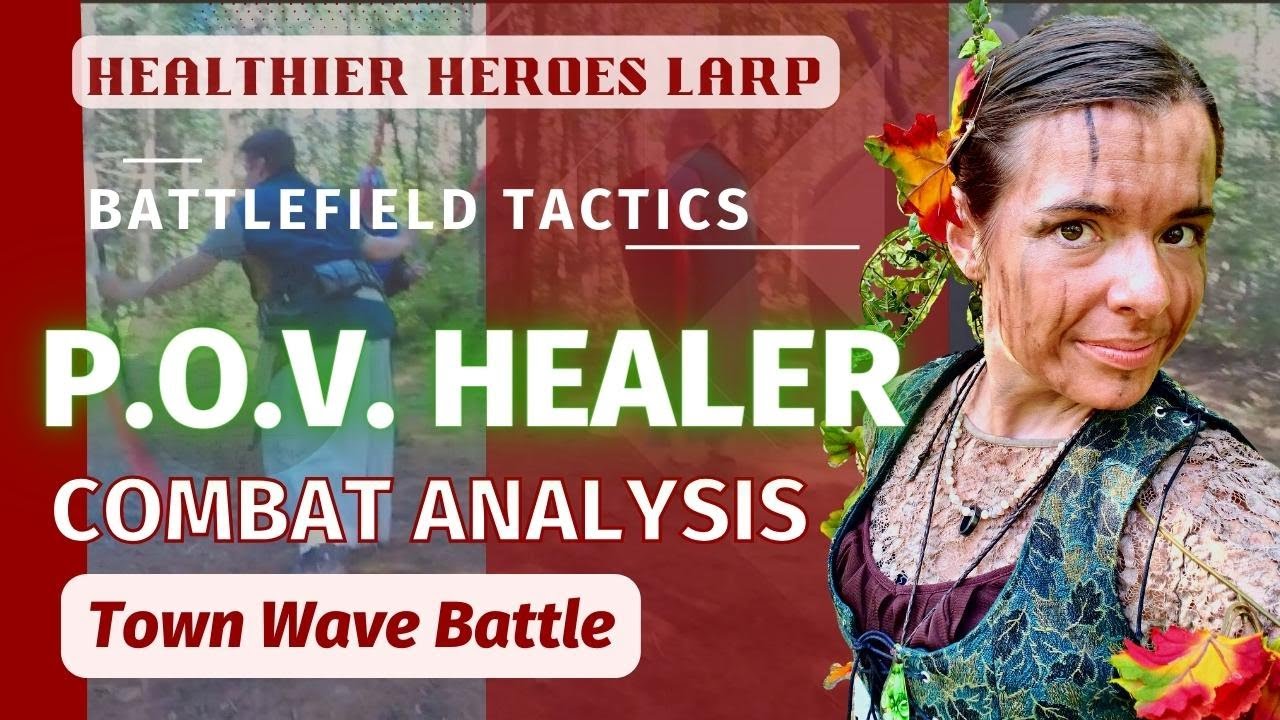 LARP Combat PoV - You're a Healer in a Town Wave Battle! (Alliance NH, Cinderfel, 2023)